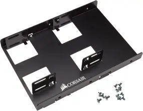 (image for) CSSD-BRKT2 Corsair Black Dual SSD Mounting Bracket 3.5Inch