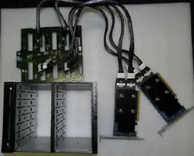 (image for) Dell PE T640 8-bay SSD PCI-e HDD NVME Expander Backplane Kit