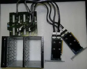 (image for) Dell PE T640 8-bay SSD PCI-e HDD NVME Expander Backplane Kit