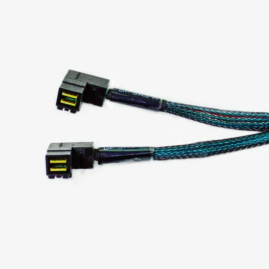 (image for) F037K Dell PowerEdge R730 Dual 12Gb SAS SFF-8643 PERC H330 Cable