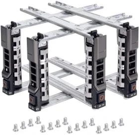 G281D Dell (4Pack) 2.5 SAS SATA Hard Drive Trays / Caddys (image for) G281D Dell (4Pack) 2.5 SAS SATA Hard Drive Trays / Caddys