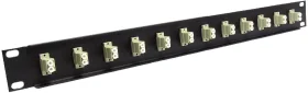 (image for) Generic 12-Port LC Multimode 1U (19in) Fiber Patch Panel