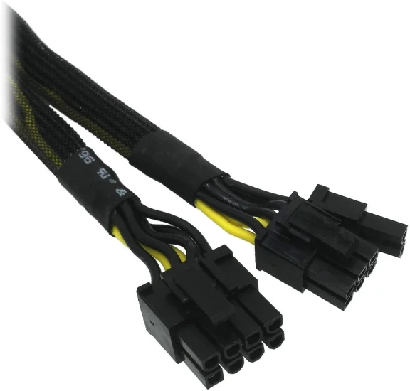 (image for) GPU VGA PCIe 8-Pin Female to Dual 2X 8 Pin (6+2) Male PCI Cable