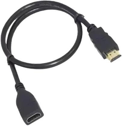 (image for) TKMRTAE-CABLE HDMI M to F Extension 30cm Cable-Black