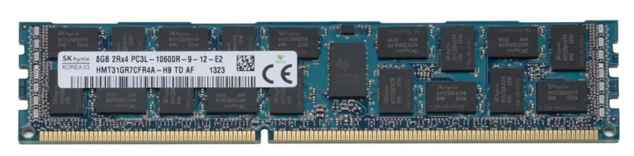 (image for) HMT31GR7CFR4A-H9 Hynix 8GB PC3L-10600R DDR3 1333MHz RDIMM
