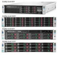 (image for) HP Proliant DL380p Gen8 2U Performance Rack Server with 1x8 BP