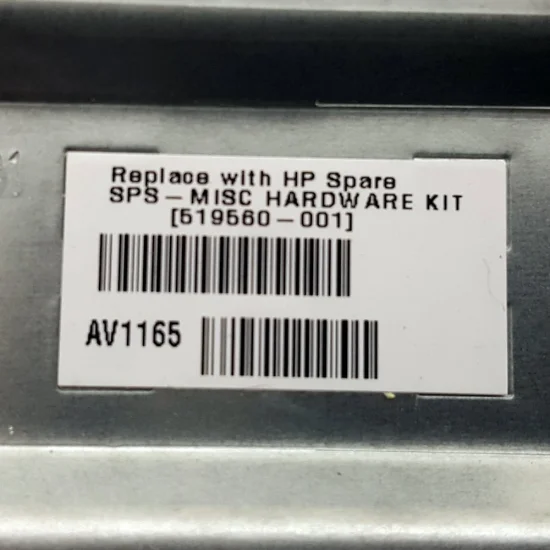 (image for) HP DL370 ML370 G6 2.5 Hard Drive Cage and Backplane 519560-001