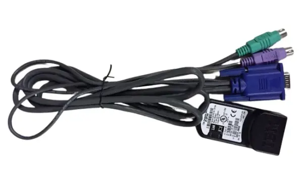 (image for) 32P1645 IBM 1.5m KVM Conversion to IP Ethernet Adapter Cable