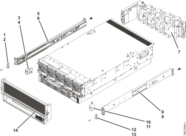 (image for) 00LU917 IBM Flex System Cable Management Arm Assembly
