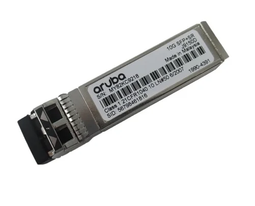 (image for) J9150D HPE Aruba 10G SFP+ LC SR 300m OM3 MMF Transceiver