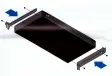 (image for) KCGRF / Y9R88 Dell PowerEdge KVM Monitor Rail Rack Kit