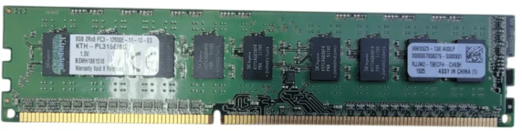 (image for) KTH-PL316E/8G Kingston Technology 8GB DDR3 1600MHz PC3 Memory Module
