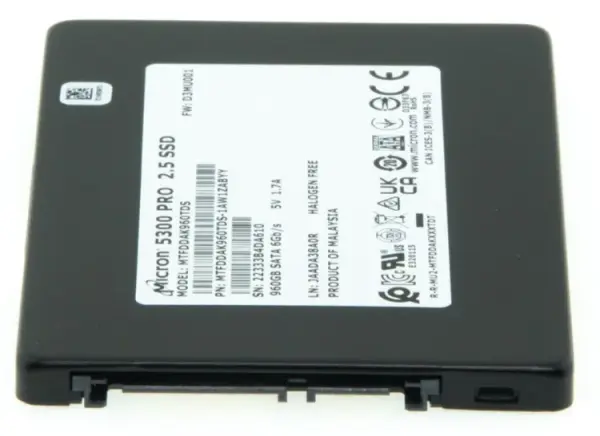 (image for) MTFDDAK960TDS Micron 5300 Pro 960GB 2.5in SATA 6Gb/s SSD