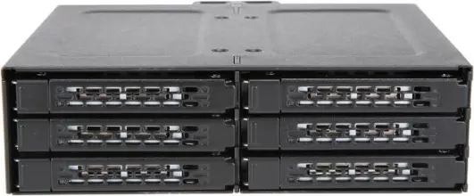 (image for) MB608SP-B Icy Dock 6 Bay 2.5in SATA & SSD HDD Enclosure