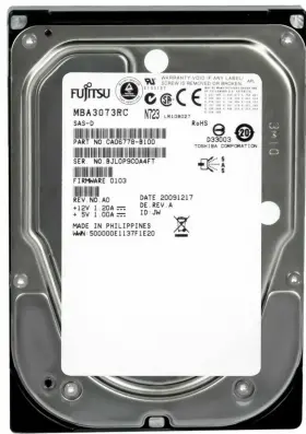 (image for) MBA3073RC Fujitsu 73GB 3.5in SAS Hard Drive