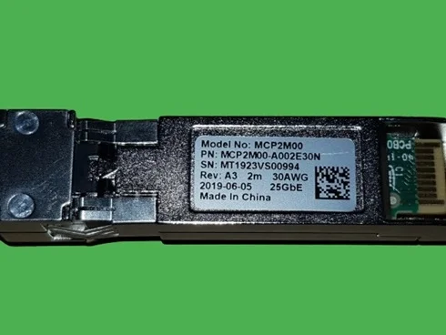 (image for) MCP2M00-A002 Mellanox 25G SFP28 Passive DAC Twinax Cable