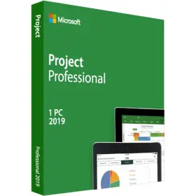 (image for) H30-05741 MS Project Professional 2019 - 32/64-Bit DVD