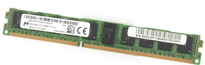 (image for) MT18JDF1G72PDZ-1G6E1 Micron 8GB DDR3 SDRAM 2Rx8 Memory Module
