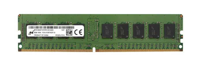 (image for) MTA18ASF1G72PZ-2G1A2 Micron 8GB 1Rx4 Server RAM Module