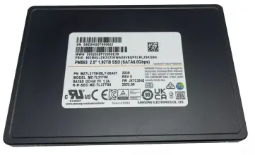 (image for) MZ7L31T9HBLT-00A07 Samsung PM893 1.92TB SATA 6Gb/s SSD