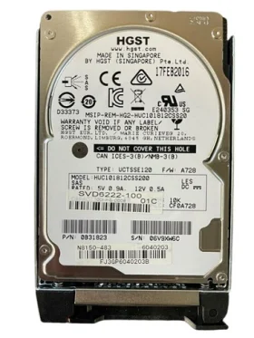 (image for) N8150-483 NEC Seagate 1.2TB 10K SAS 12G 2.5in HDD
