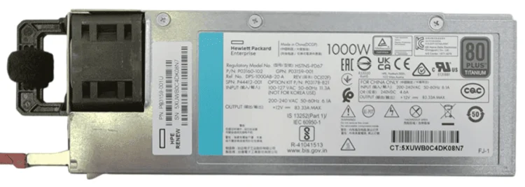 (image for) P03178-B21 HP 1000W Flex Slot Platinum Power Supply