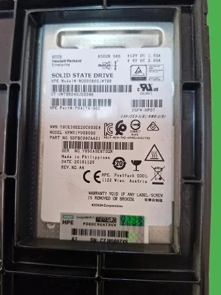 (image for) P04174-002 HPE 800GB SFF SAS-3 12Gbps MU SSD in G9-G10 Caddy