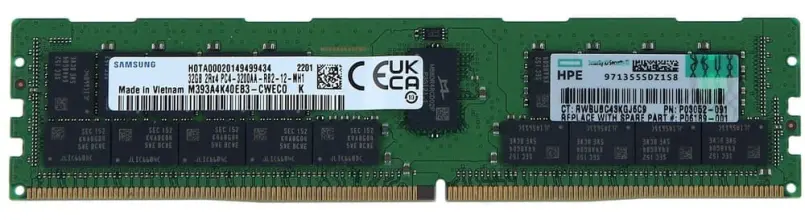 (image for) P06189-001 HP 32GB Dual Rank x4 DDR4-2933 Memory Module