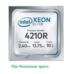 (image for) P23549-B21 HP Xeon 4210R 2.4GHz DL380 G10 Scalable Processor