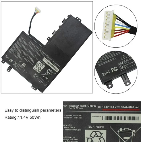 (image for) PA5157U-1BRS Toshiba Satellite U940 E45T Battery
