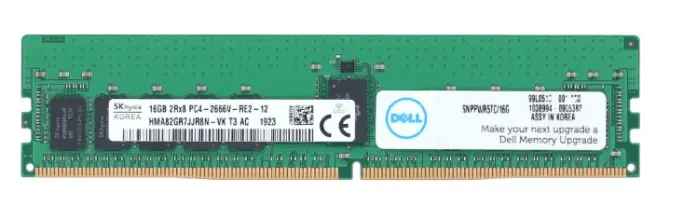 (image for) PWR5T Dell T440 16GB 2666MHz PC4-21300 Certified Memory Module