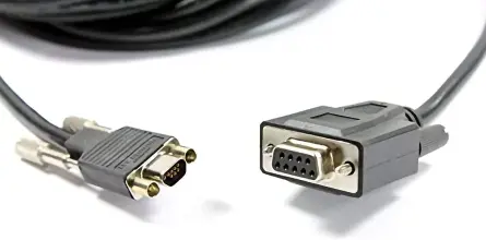 (image for) PY237 Null Modem Serial Cable Micro-DB9(M) to DB9(F)