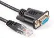 (image for) RJ45 to RS232 DB9 9-Pin Serial Port Female to RJ45 Female Cable
