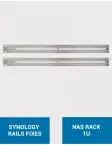 (image for) RKM114 Synology 1U Rack Kit Fixed Rail
