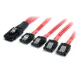 Serial Attached SCSI SAS Cable - SFF-8087 to 4x Latching SATA