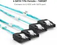 (image for) SFF-8088 Mini-SAS 26-Pin to 4-SATA cable array kit