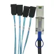 (image for) SFF-8088 Mini-SAS 26-Pin to 4-SATA cable array kit