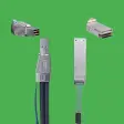(image for) Tekmart Africa 1M QSFP SFF-8436 to SFF-8644 Hybrid HD SAS Cable