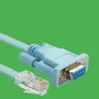 (image for) TKA18CONCBL Custom 1.8M RJ45 To DB9 Console Cable