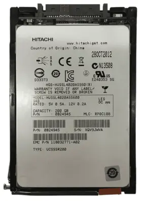 (image for) V3-2S6F-200 EMC 200GB EFD 2.5in SSD 005049264