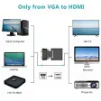 (image for) VGA to HDMI Adapter with Audio-Female VGA to Female HDMI
