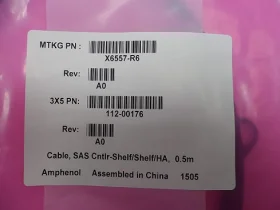 (image for) X6557-R6 NetApp 0.5M Cable SAS QSFP-QSFP for R6