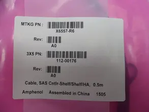 (image for) X6557-R6 NetApp 0.5M Cable SAS QSFP-QSFP for R6
