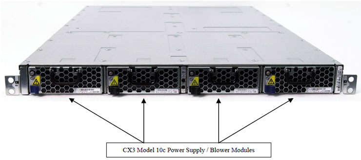 CX3-10 / CX3-10c Power Supplies and Cooling CX3-10 CX3-10c Power Supplies and Cooling