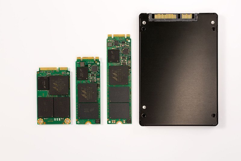 Micron M600 SSD form factors