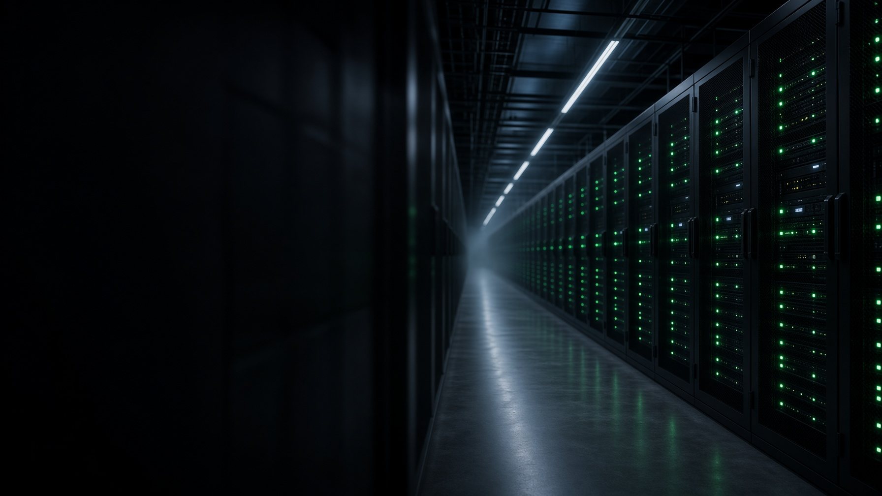 Data centre aisle