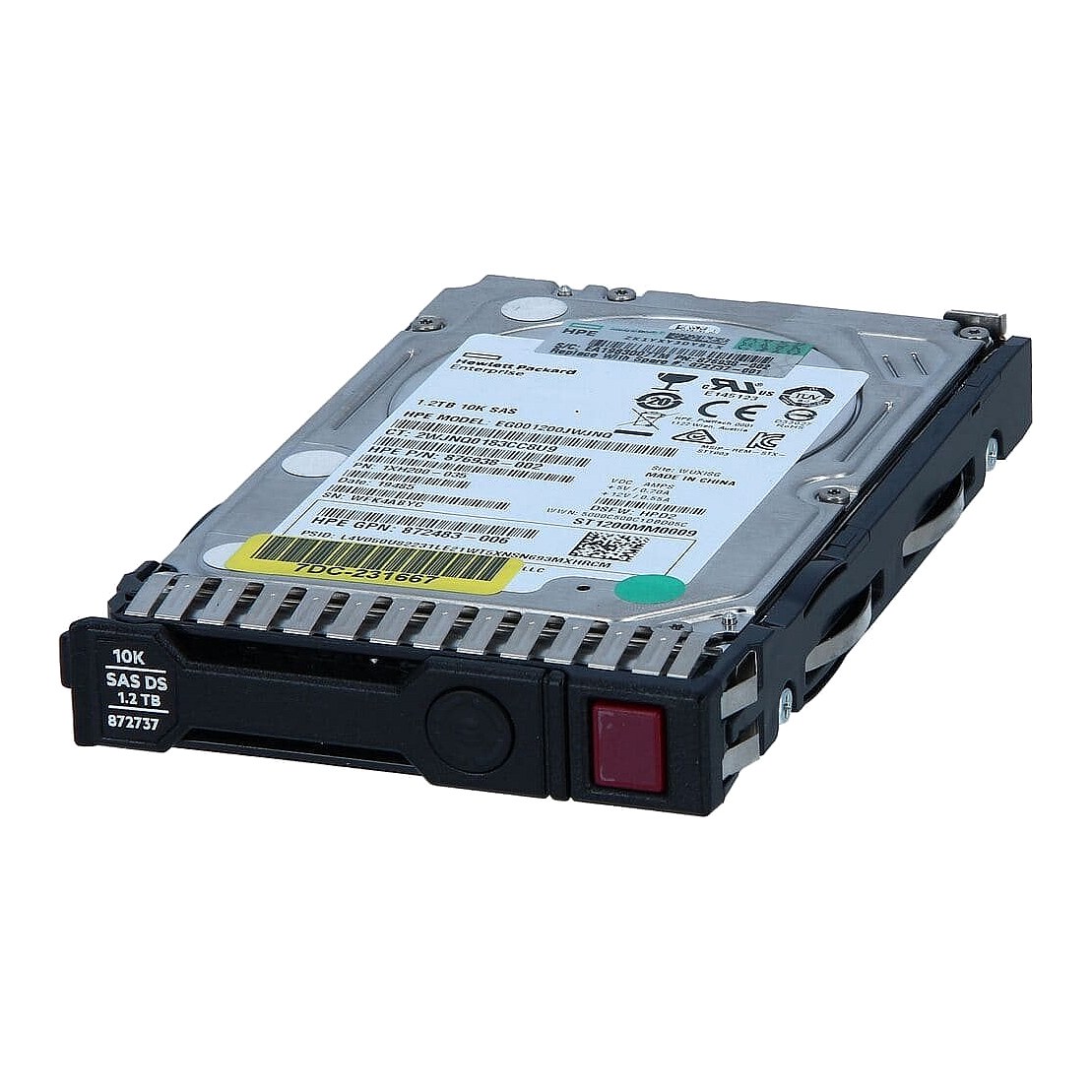 876938-002 HP G8-G10 1.2TB 12G 10K 2.5in SAS HDD in SC Caddy
