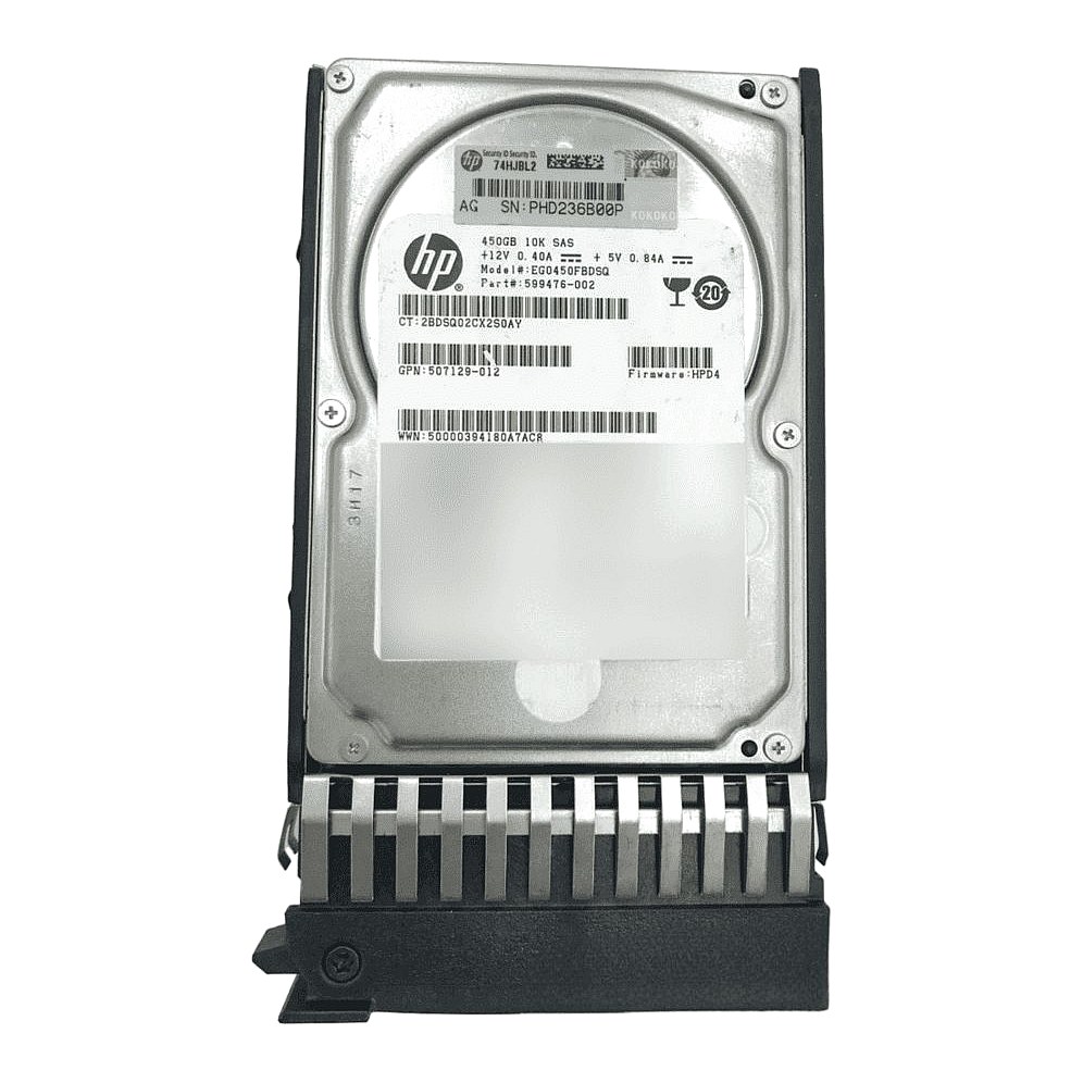 581310-001 HP 450GB 6G 10K 2.5in Dual Port SAS HDD