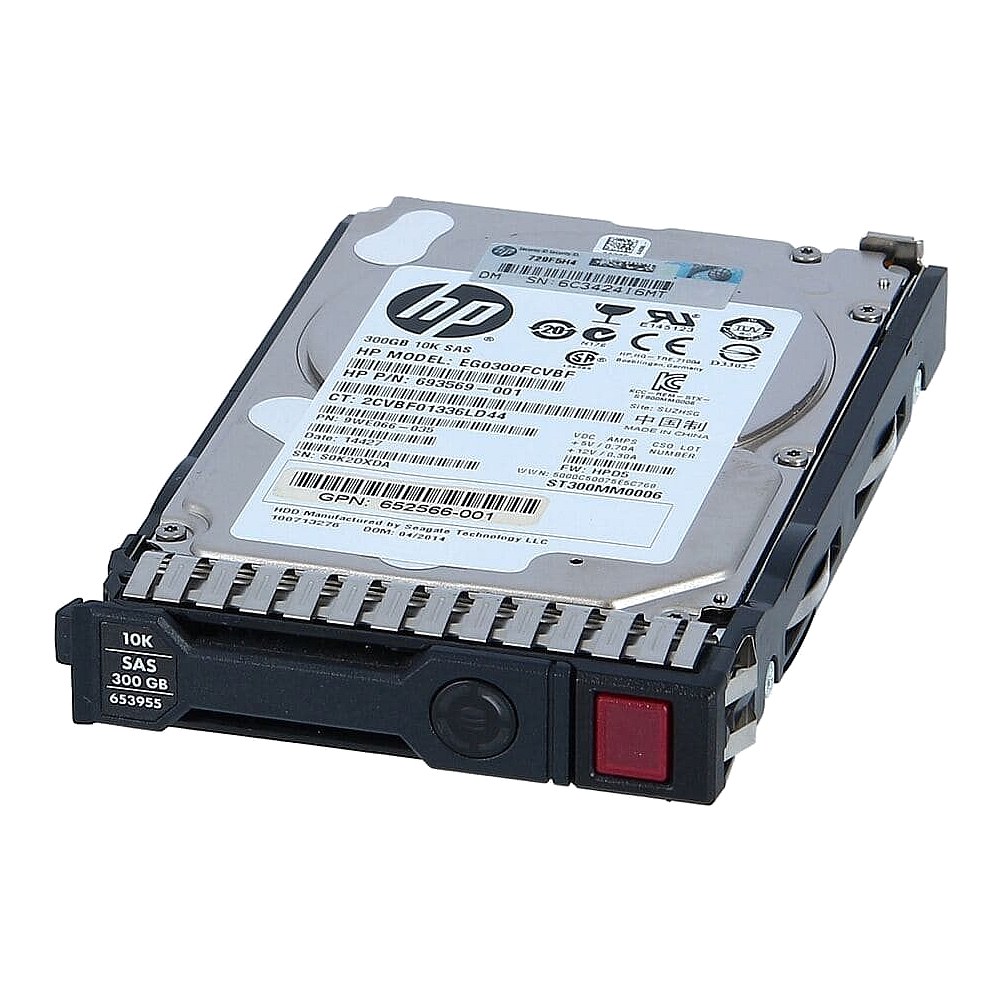 689287-001 HP G8/G9 300GB 6G 10K 2.5in SAS HDD in Smart Caddy