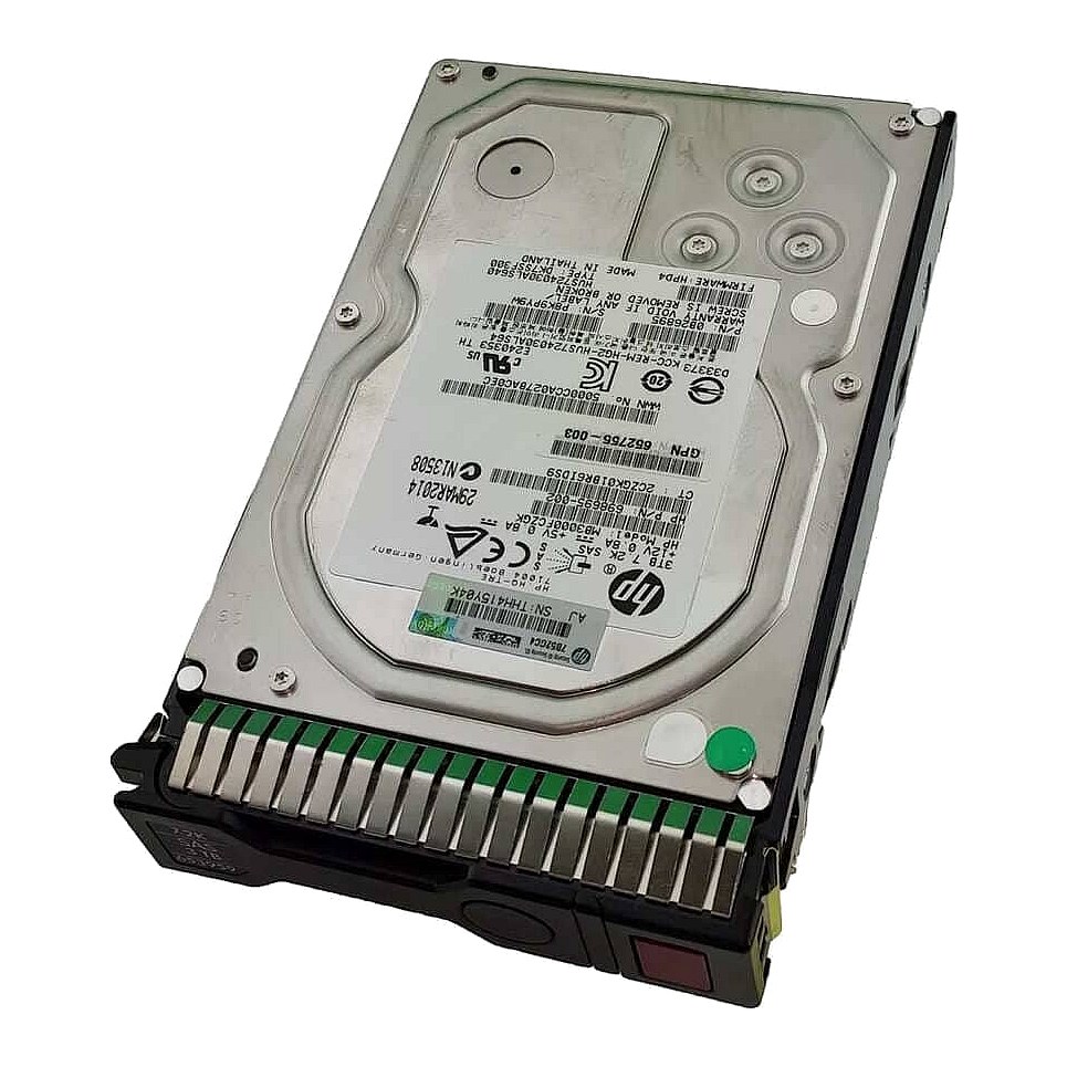 625031-B21 HP 3TB 6G 7.2K 3.5in LFF MDL SAS Hard Drive